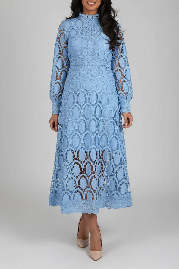 Acia | Long Sleeve Lace Dress