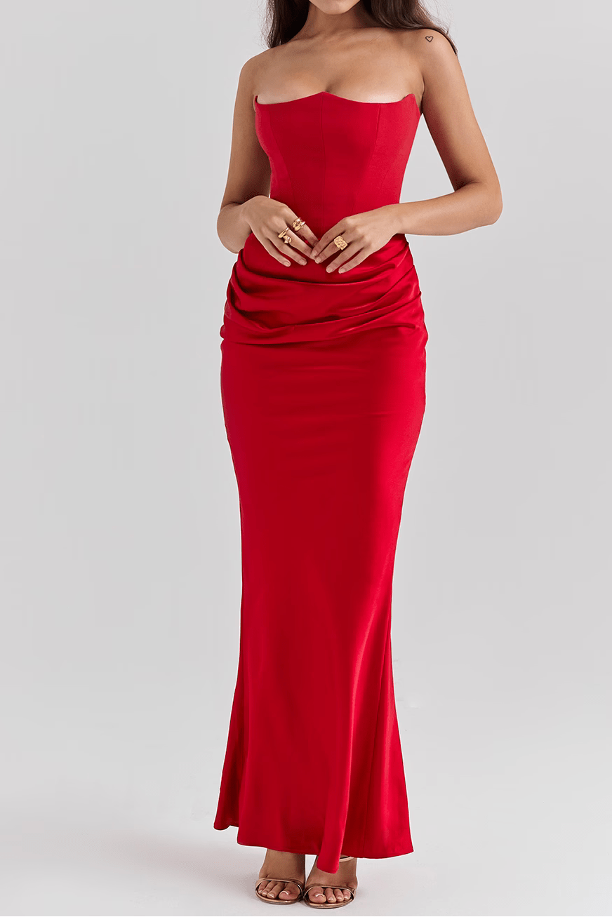 Bella | Elegant Strapless Dress